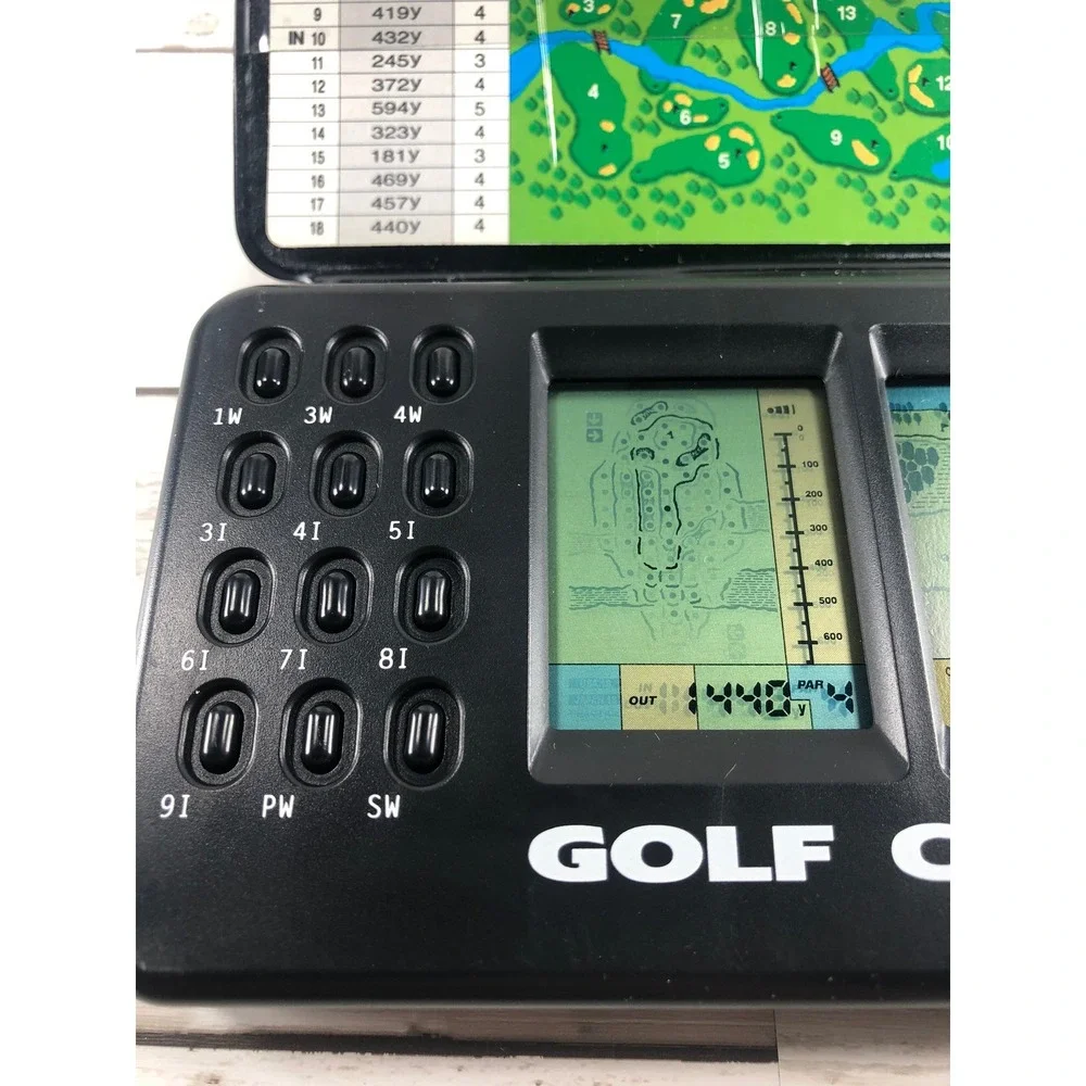 Vintage Golf Classic Electronic LCD Handheld Game WG-113 Box Tested Working